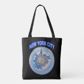 New Yorker Stadthimmel Manhattan Tasche (Rückseite)