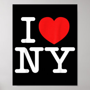 New Yorker Stadtsilhouette-Geschenk Großer Staats- Poster