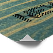 New Yorker Stadtsilhouette im japanischen Ukiyo-e- Poster (Ecke)