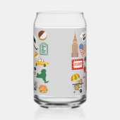 New Yorker Stadtsymbole Dosenglas (Links)