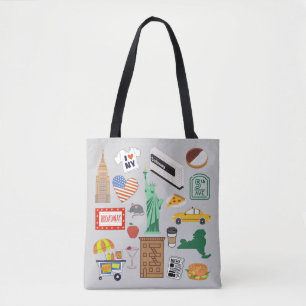 New Yorker Stadtsymbole Tasche