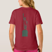 New Yorker T - Shirt Kinderfreiheitsstatue Bio (Rückseite)