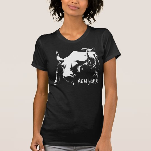 New Yorker T - Shirt Women's NY Bull Souvenir Top (Vorderseite)