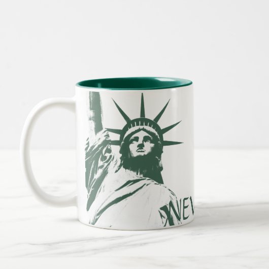 New Yorker Tasse New Yorker Freiheitskaffeesturm (Links)