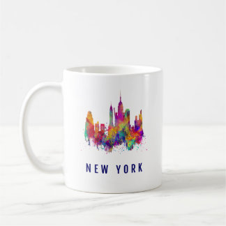 New Yorker Tasse| Nyc Skyline Print Coffee Cup Kaffeetasse