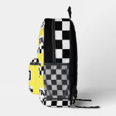 New Yorker Taxifahrer Bedruckter Rucksack (Rechts)