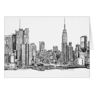 New Yorker Tintenzeichnungen
