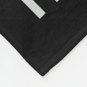 New Yorker Typografie-Fleece-Decken Fleecedecke (Ecke)