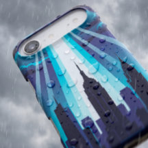 New Yorker UFO-Skyline Helles Licht