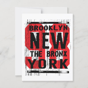 New Yorker Vermächtnis: Borough Pride & Urban Edge Postkarte