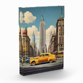 New Yorker Vintage-Poster Fotoblock (Links)
