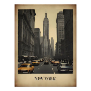 New Yorker Vintage-Poster Fotodruck