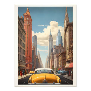 New Yorker Vintage-Poster Fotodruck