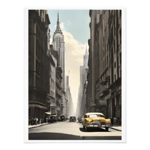 New Yorker Vintage-Poster Fotodruck