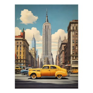 New Yorker Vintage-Poster Fotodruck