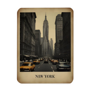 New Yorker Vintage-Poster Magnet