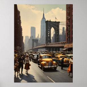 New Yorker Vintage-Poster Poster