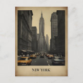 New Yorker Vintage-Poster Postkarte (Vorderseite)