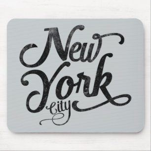New Yorker Vintage-Typografie Mousepad