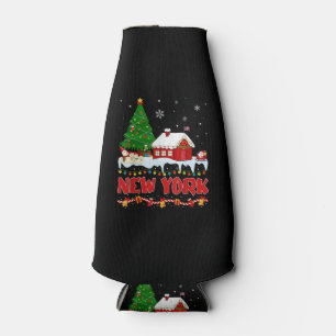 New Yorker Weihnachtsbaum-Licht-Pyjama-Staat Neu Flaschenkühler