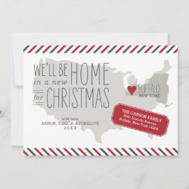 New Yorker Weihnachtsfeiertag Feiertagskarte