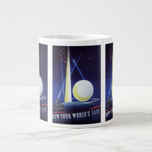 New Yorker Weltausstellung 1939, Vintage Reise Jumbo-Tasse