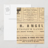 New Yorker Werbung Postkarte (Vorne/Hinten)