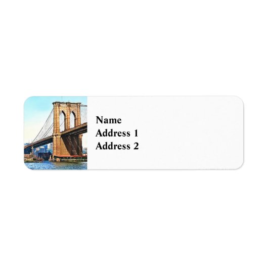 New Yorker Widerlager der Brooklyn Bridge (Vorne)