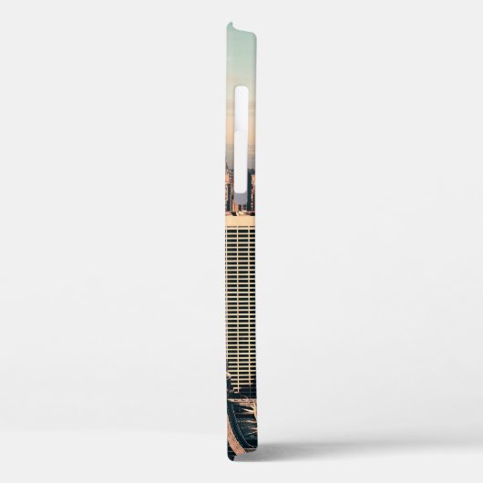 New Yorker Wolkenkratzer Dachterrasse Stadtansicht Case-Mate iPhone Hülle (Rückseite / Links)