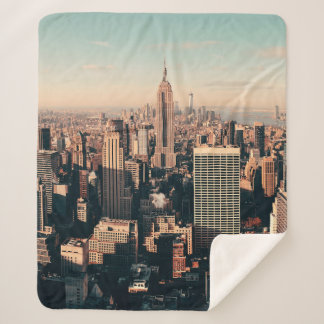 New Yorker Wolkenkratzer Dachterrasse Stadtansicht Sherpadecke