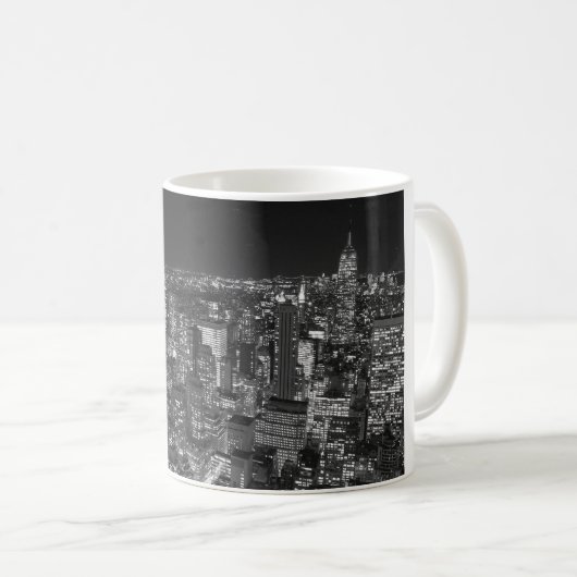 New Yorker Wolkenkratzer Kaffeetasse (VorderseiteRechts)