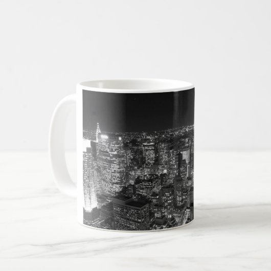 New Yorker Wolkenkratzer Kaffeetasse (Vorderseite Links)