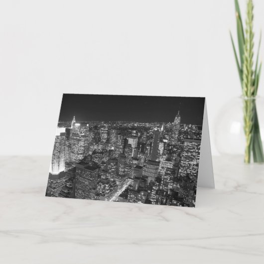 New Yorker Wolkenkratzer Karte (Vorderseite)