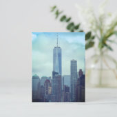 New Yorker Wolkenkratzer Postkarte (Stehend Vorderseite)