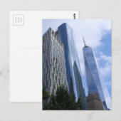 New Yorker Wolkenkratzer Postkarte (Vorne/Hinten)