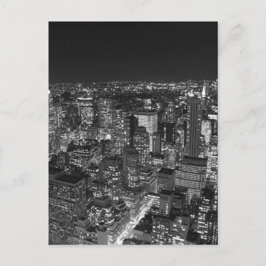 New Yorker Wolkenkratzer Postkarte (Vorderseite)