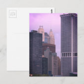 New Yorker Wolkenkratzer Postkarte (Vorne/Hinten)