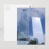 New Yorker Wolkenkratzer Postkarte (Vorne/Hinten)