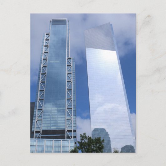 New Yorker Wolkenkratzer Postkarte (Vorderseite)