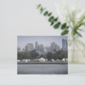New Yorker Wolkenkratzer Postkarte (Stehend Vorderseite)