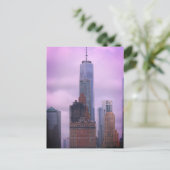 New Yorker Wolkenkratzer Postkarte (Stehend Vorderseite)