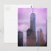 New Yorker Wolkenkratzer Postkarte (Vorne/Hinten)
