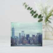 New Yorker Wolkenkratzer Postkarte (Stehend Vorderseite)