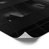 New Yorker Wolkenkratzer-Reflektion - Kunstdrucken Poster (Ecke)