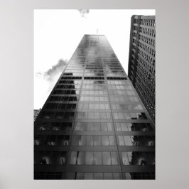 New Yorker Wolkenkratzer-Reflektion - Kunstdrucken Poster