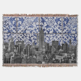 New Yorker Wolkenkratzer treffen auf portugiesisch Decke