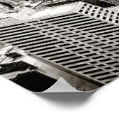 New Yorker Wolkenkratzer von oben Poster (Ecke)