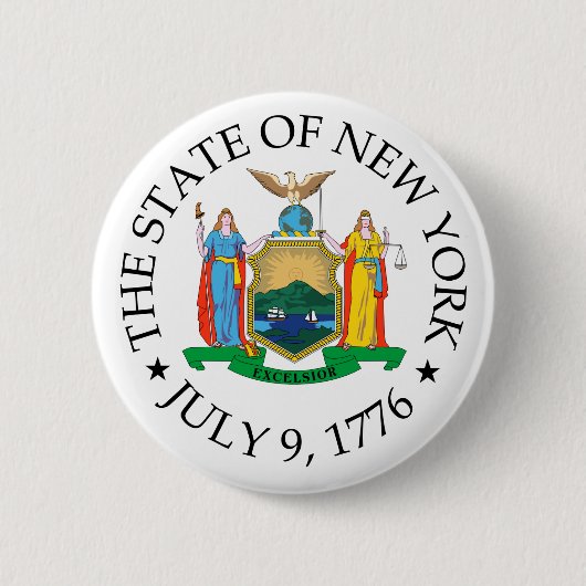 New Yorker Zeichen Button (Vorderseite)