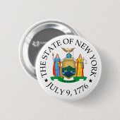 New Yorker Zeichen Button (Vorne & Hinten)