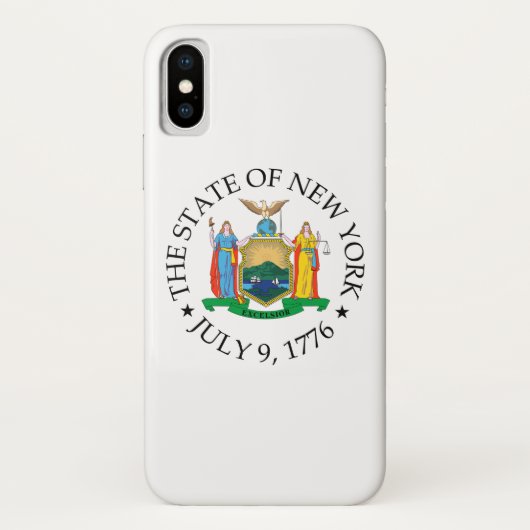New Yorker Zeichen Case-Mate iPhone Hülle (Rückseite)